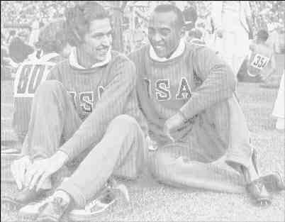 Helen Stephen et Jesse Owens - Berlin 1936