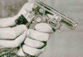 Le pistolet lectrique utilis en 1936  Berlin.