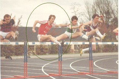 Dans les annes 80 lors d'un Interclub, sous le maillot de l'USVA